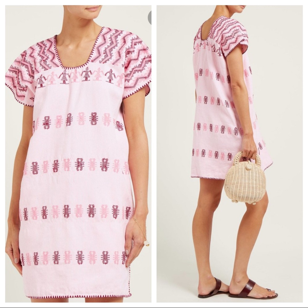 Pippa Holt No.129 embroidered cotton kaftan